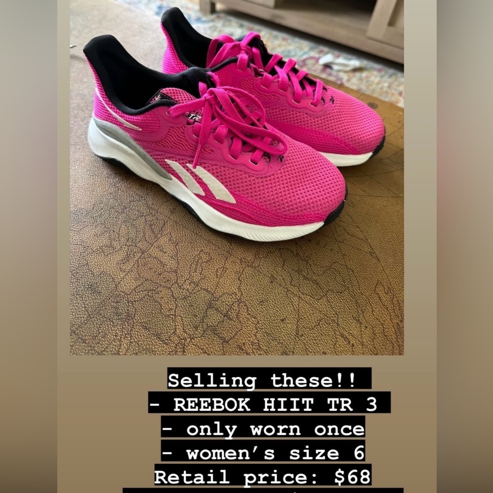Women’s Reebok HIIT TR 4 Size 6 Like NEW!